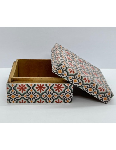 Caja Cuadrada Grande- Mosaicos Alhambra
