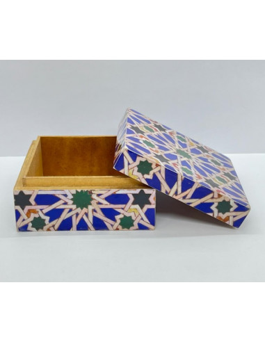 Large square Taracea design wooden...