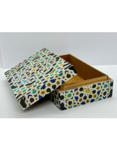 Rectangular Taracea design wooden box - The Mosaics of... 2