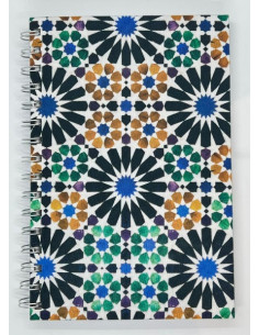 Libreta A5 reciclada - Mosaico Alhambra