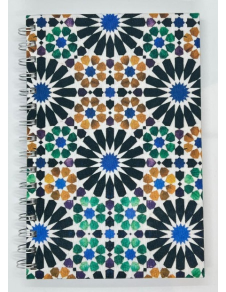 Libreta A5 reciclada - Mosaico Alhambra