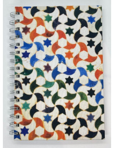 Libreta A5 reciclada - Mosaico Alhambra