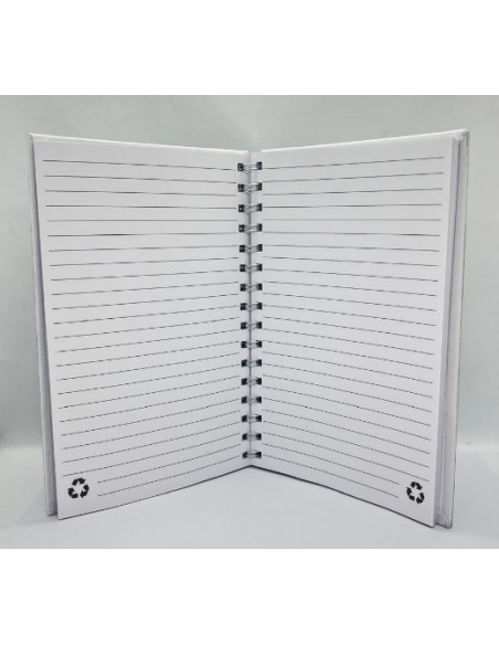 Libreta A5 reciclada - El Beso
