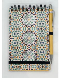 Libreta con bolígrafo- Mosaico Alhambra