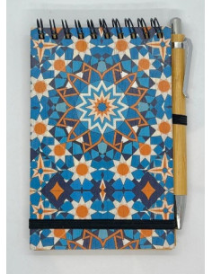 Libreta con bolígrafo- Mosaico Alhambra