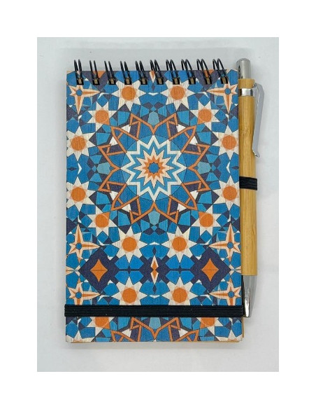 Libreta con bolígrafo- Mosaico Alhambra