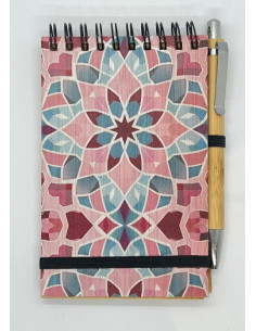 Libreta con bolígrafo- Mosaico Alhambra