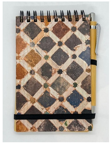 Libreta con bolígrafo- Mosaico Alhambra