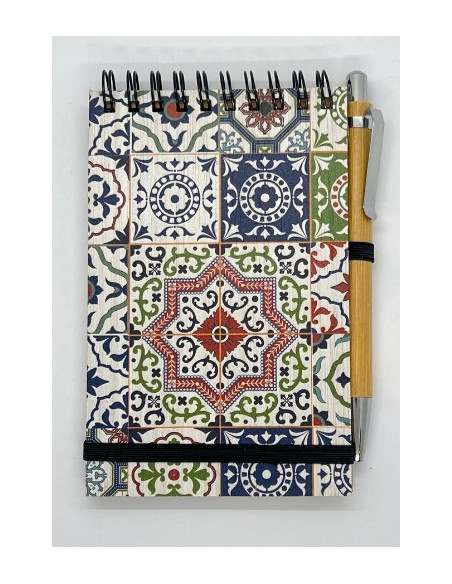 Libreta con bolígrafo- Mosaico Alhambra