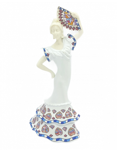 figura porcelana NADAL flamenca con abanico