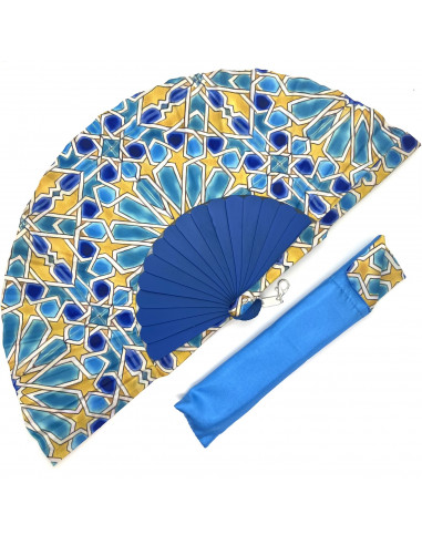 Silk fan and cover set - Alhambra...