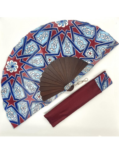 Silk fan and cover set - Alhambra...