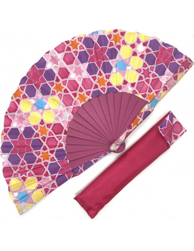 Silk fan and cover set - Alhambra...