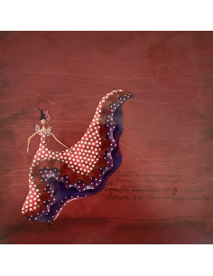 Flamenco dancer Postcard - Model 10