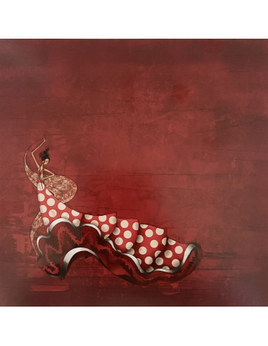 Flamenco dancer Postcard - Model 5