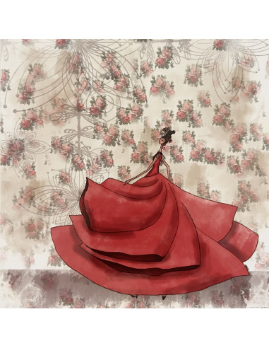 Flamenco dancer Postcard - Model 1