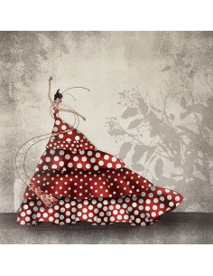 Flamenco dancer Postcard - Model 4