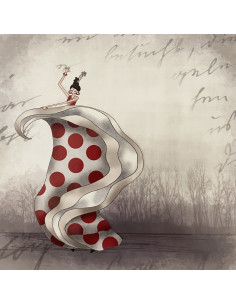 Flamenco dancer Postcard - Model 2