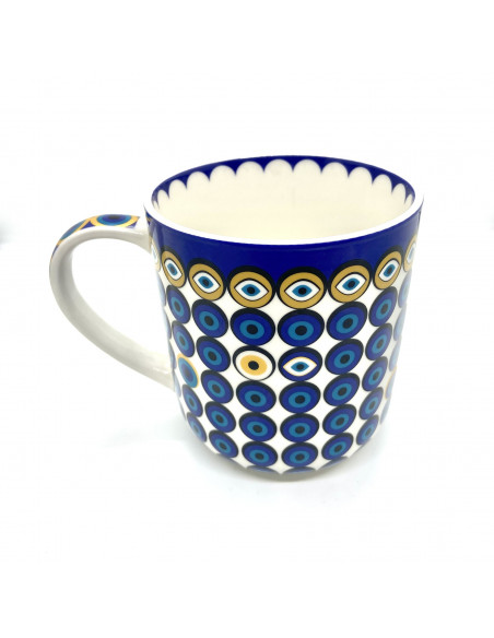 Porcelain Large Cup - The Zarqa Collection - 500ml