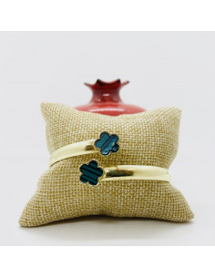 Flower of the Alhambra Bangle - Green