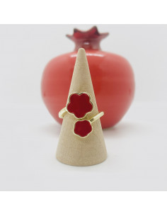 Flower of the Alhambra Ring - Red