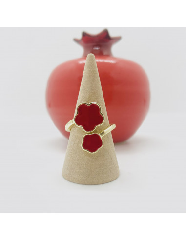 Flower of the Alhambra Ring - Red