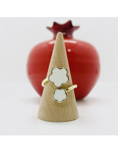 Flower of the Alhambra Ring - White
