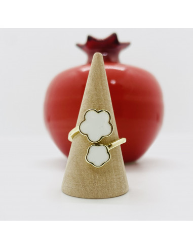 Flower of the Alhambra Ring - White