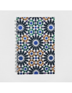 Libreta A5 reciclada - Mosaico Alhambra