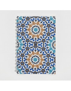 Recycled A5 notebook - Alhambra Mosaics