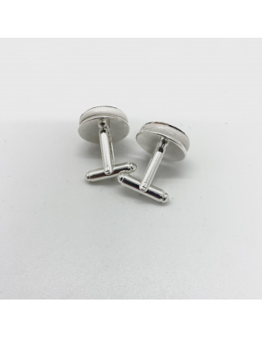 Ceramic Mosaic Design Cufflinks