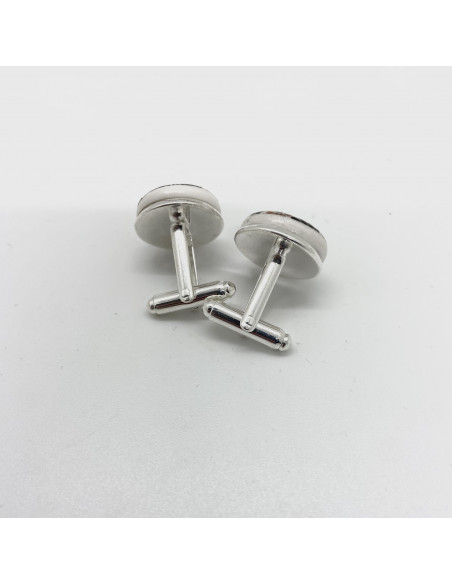 Ceramic Mosaic Design Cufflinks