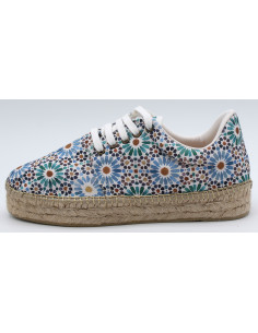 Deportivas hechas a mano modelo Rosetón Vintage 2