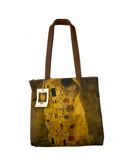 copy of Bolso piel Aliseo doble asa - El Beso - Gustav Klimt