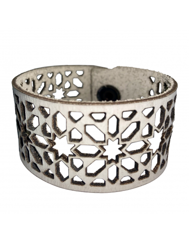 Pulsera de cuero hecha a mano