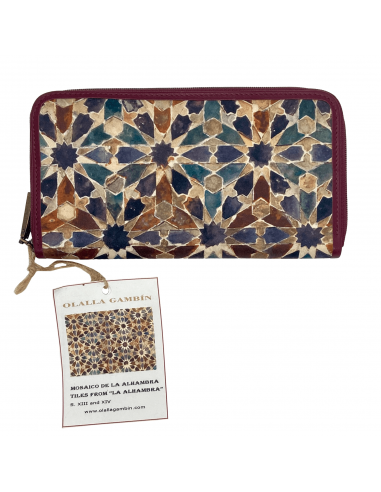 Pomodoro Leather Wallet - Mosaico...