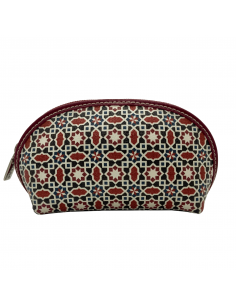 Medium sized leather purse with mosaic design