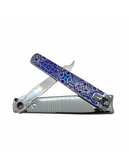 Nail Clippers with Alhambra Mosaic Design open