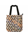 Bolso polipiel hecho a mano con mosaicos de la alhambra