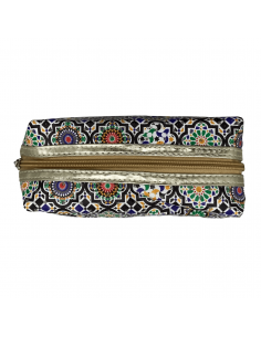 Neceser polipiel con diseño mosaicos Alhambra de lado 2