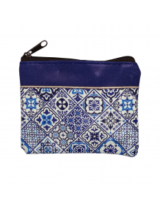 Leatherette arabesque coin purse side