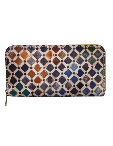 Billetera grande diseños mosaicos de la Alhambra