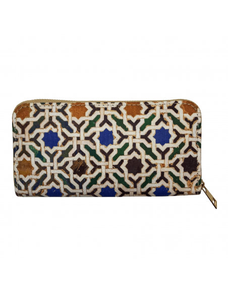 Billetera grande diseños mosaicos de la Alhambra
