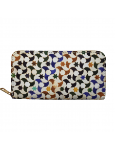 Billetera grande diseños mosaicos de la Alhambra 2