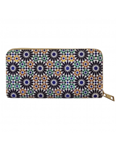 Large wallet with Alhambra mosaic designs