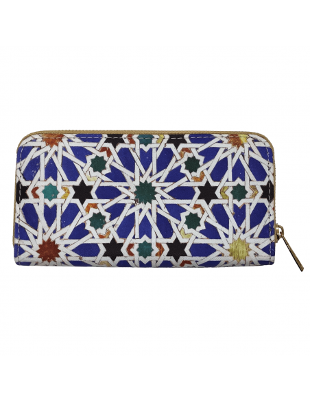 Large wallet with Alhambra mosaic designs