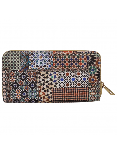 Large wallet with Alhambra mosaic designs