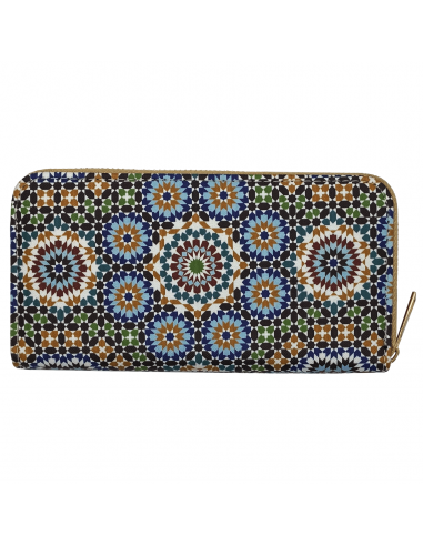 Large wallet with Alhambra mosaic designs