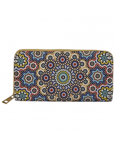 Large wallet with Alhambra mosaic designs