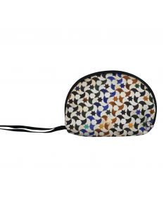 Small faux leather accessory bag Mosaic Design 2